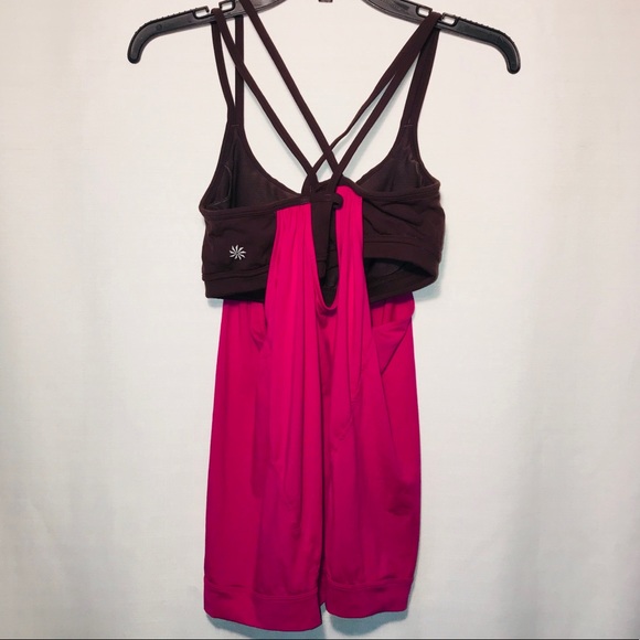 Athleta Hidden Agenda Berry Brown Tank - Picture 6 of 9